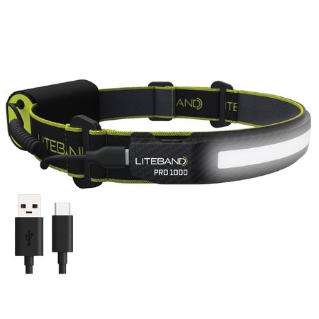 LITEBAND PRO 1000  Lumen wide-beam headlamp CF LBP1000-L34CF